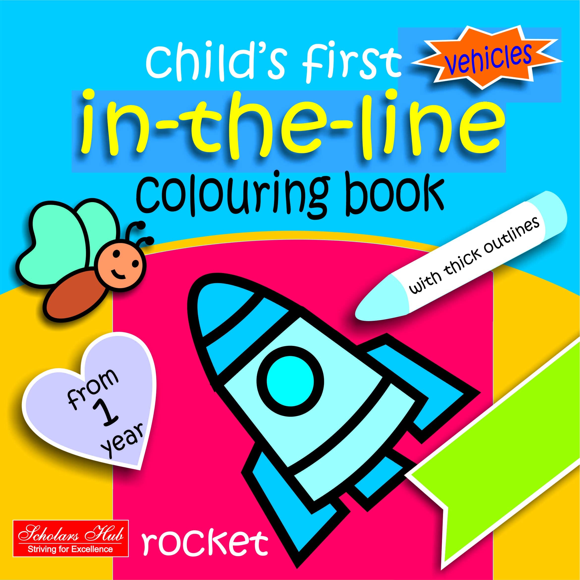 In the Line Colouring BookTransport