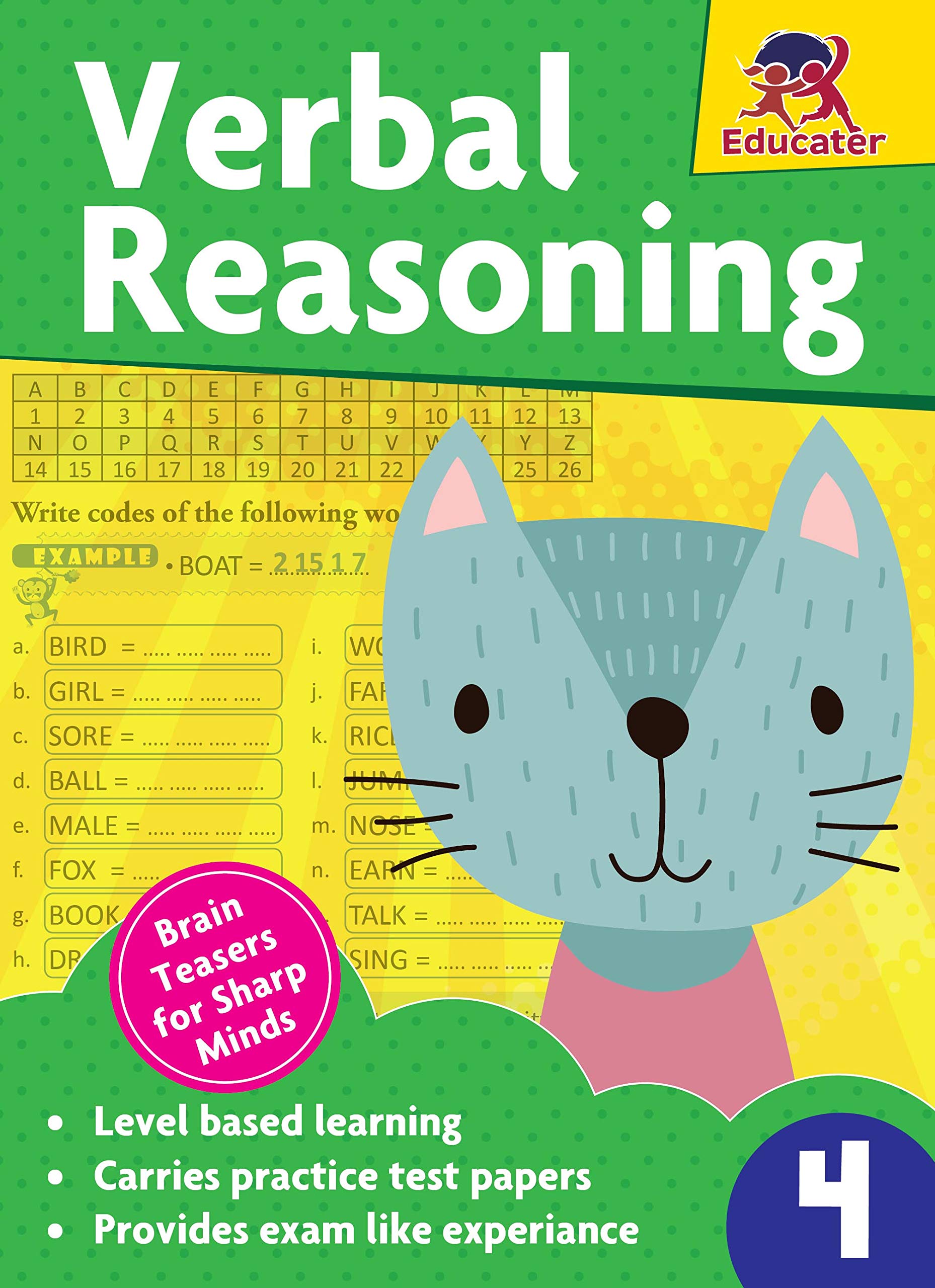 Team Pegasus Verbal Reasoning Grade 4 Workbook for Kids Age 5+ | Engaging Activities to Strengthen Logical Thinking & ProblemSo