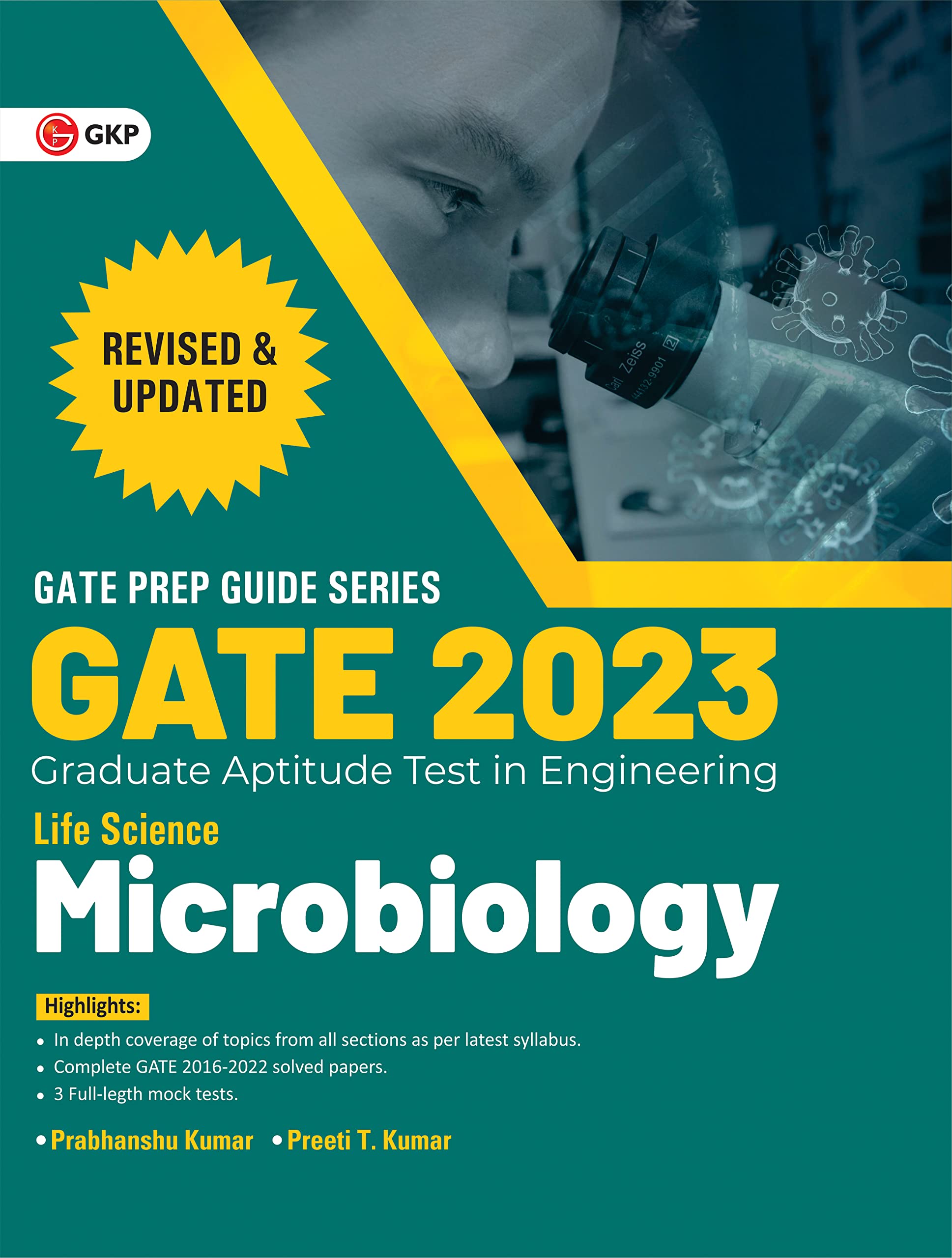 Gate 2023 : Life Science  Microbiology  Guide By Dr. Prabhanshu Kumar And Dr. Pranjal Chandra