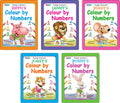 Colour by Number (Set of 5 books): Perfect Gift for Children Who Love Colouring, Drawing & Painting | Colouring Book by Numbers 