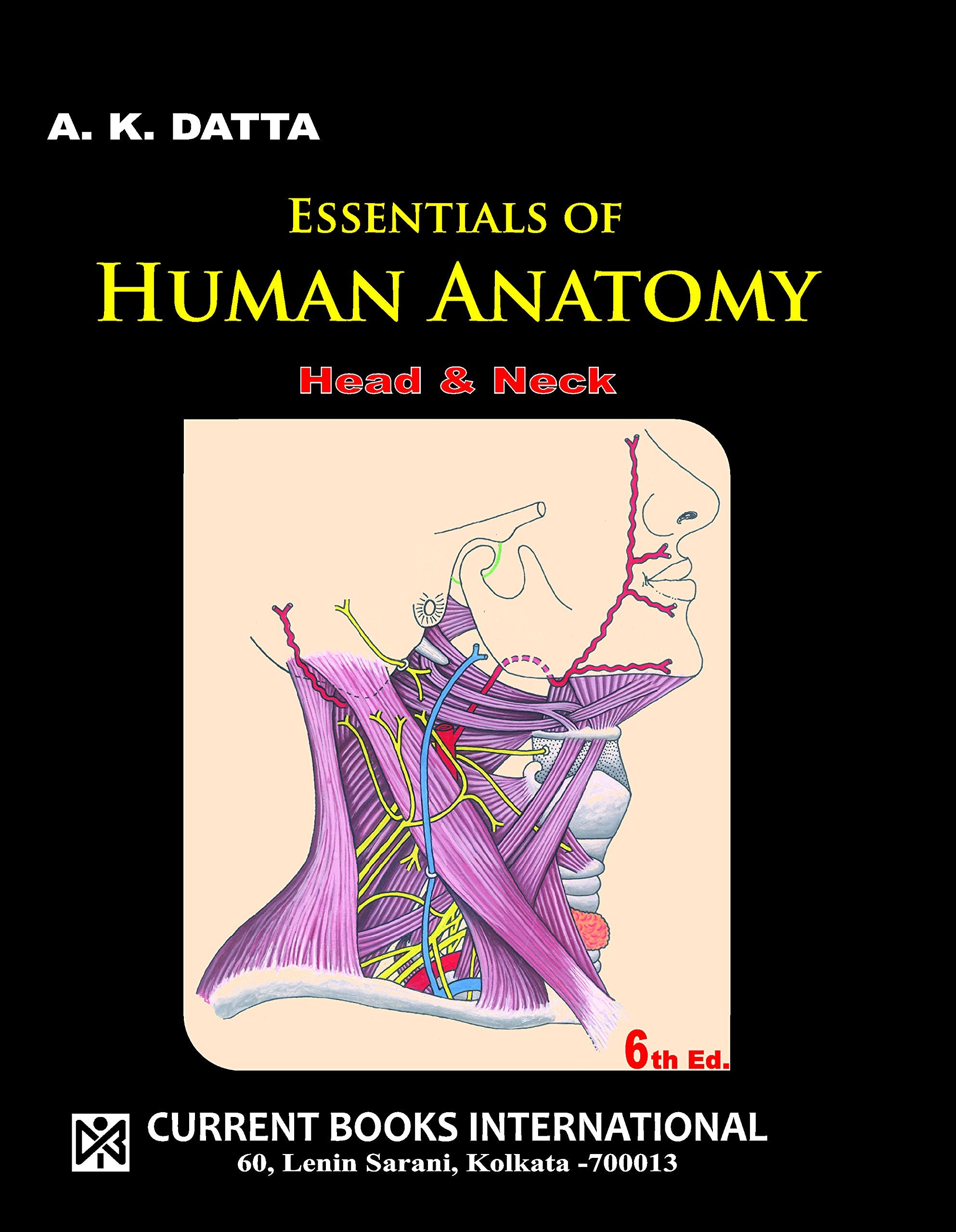 ESSENTIALS OF HUMAN ANATOMY (HEAD & NECK) VOL2 (6TH ED.)