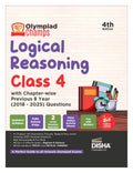Disha Olympiad Champs Logical Reasoning Class 4 With ChapterWise Previous 8 Year (2018  2025) Questions 4Th Edition | 2026  2