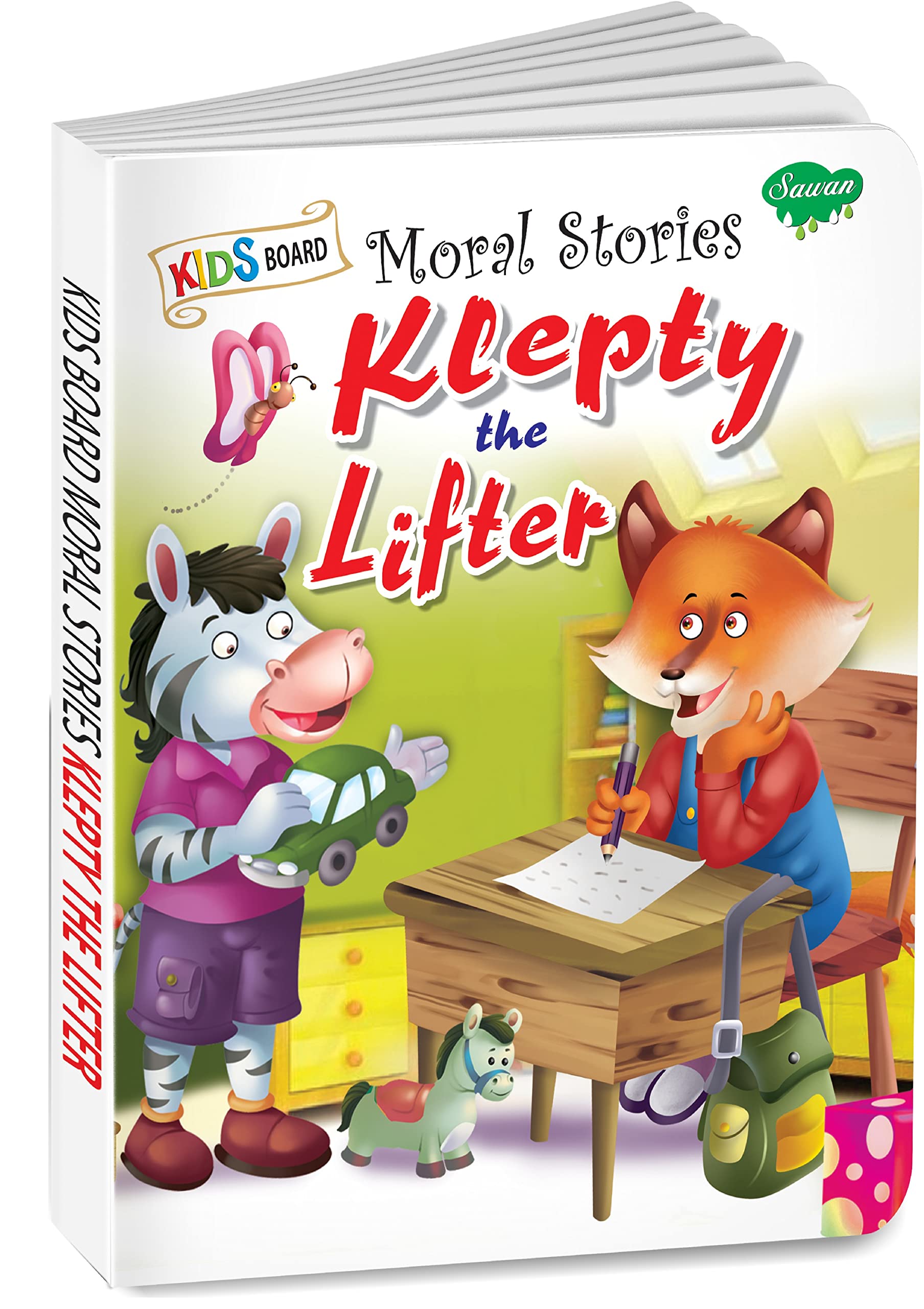 Klepty The Lifter | Kids Board Moral Story Book For Kids By Sawan