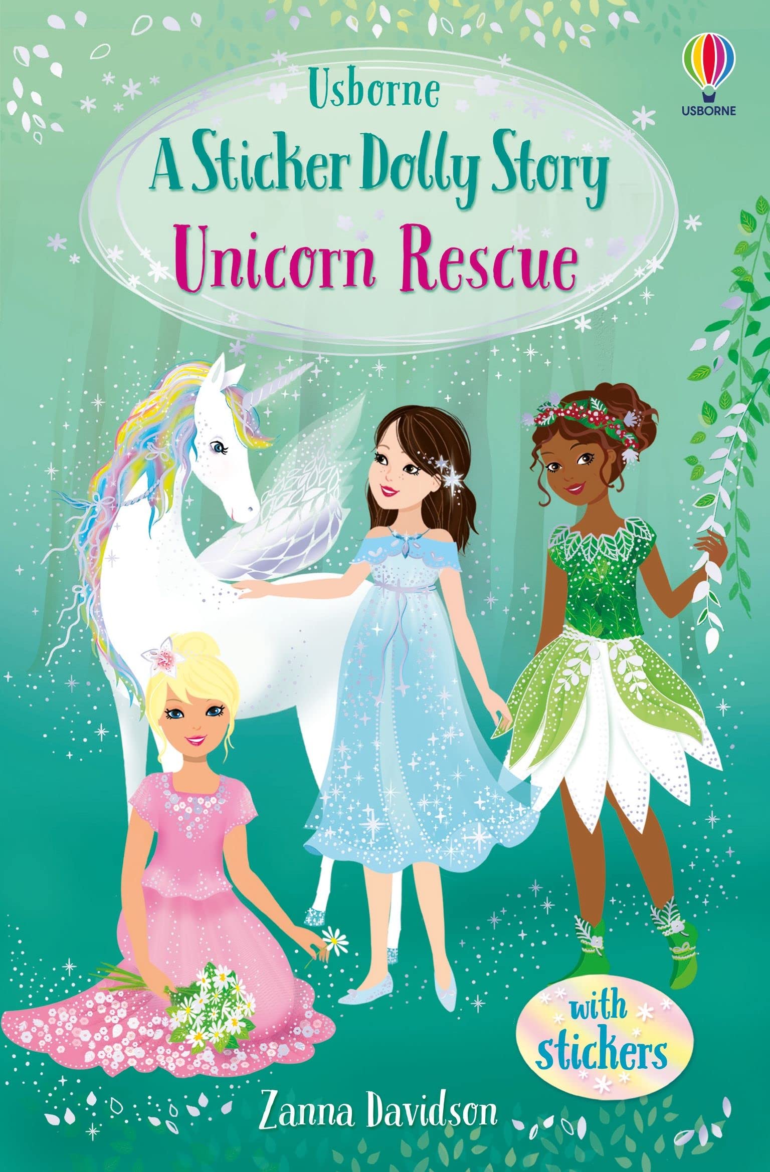 Unicorn Rescue  Usborne Sticker Dollies