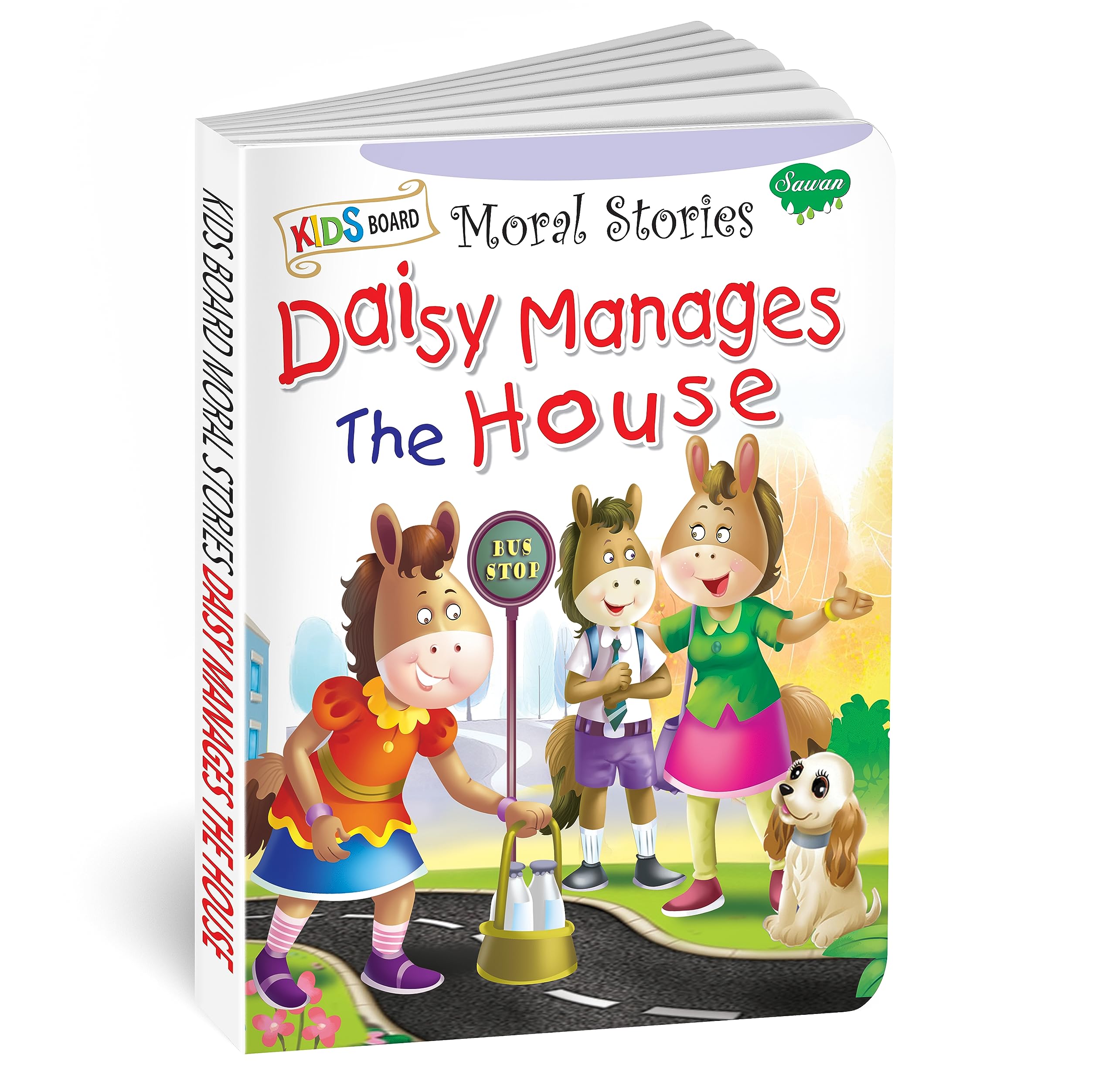Daisy Manages The House | Kids Board Moral Story Book For Kids By Sawan