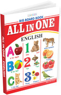 All In One English Big Board Book For Kids : Early Learning Picture Book For Childern Of Age 2+ Years