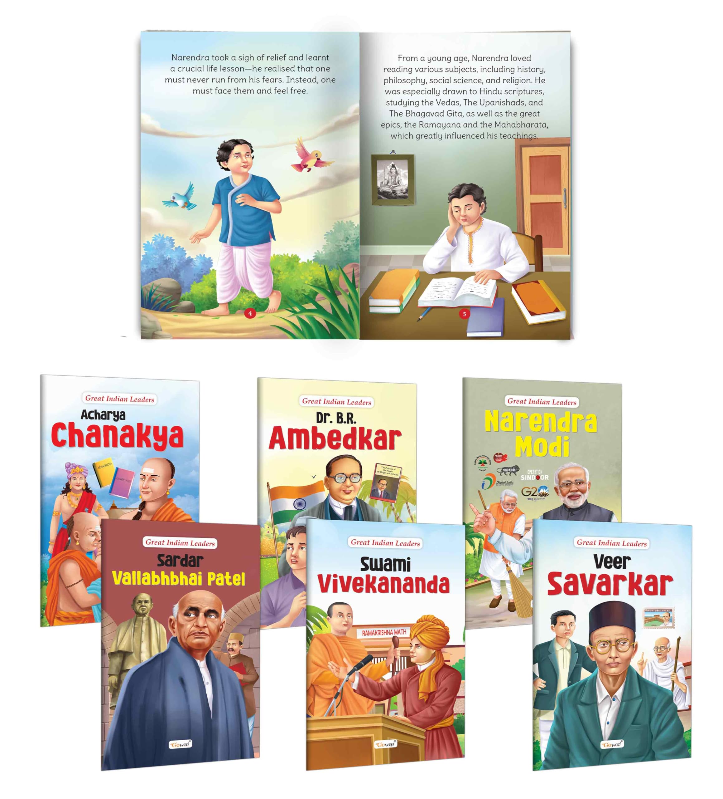 Great Indian Leaders: Acharya Chanakya, Dr. B.R. Ambedkar, Narendra Modi and more  Leaders of India for kids, Characterbuildin