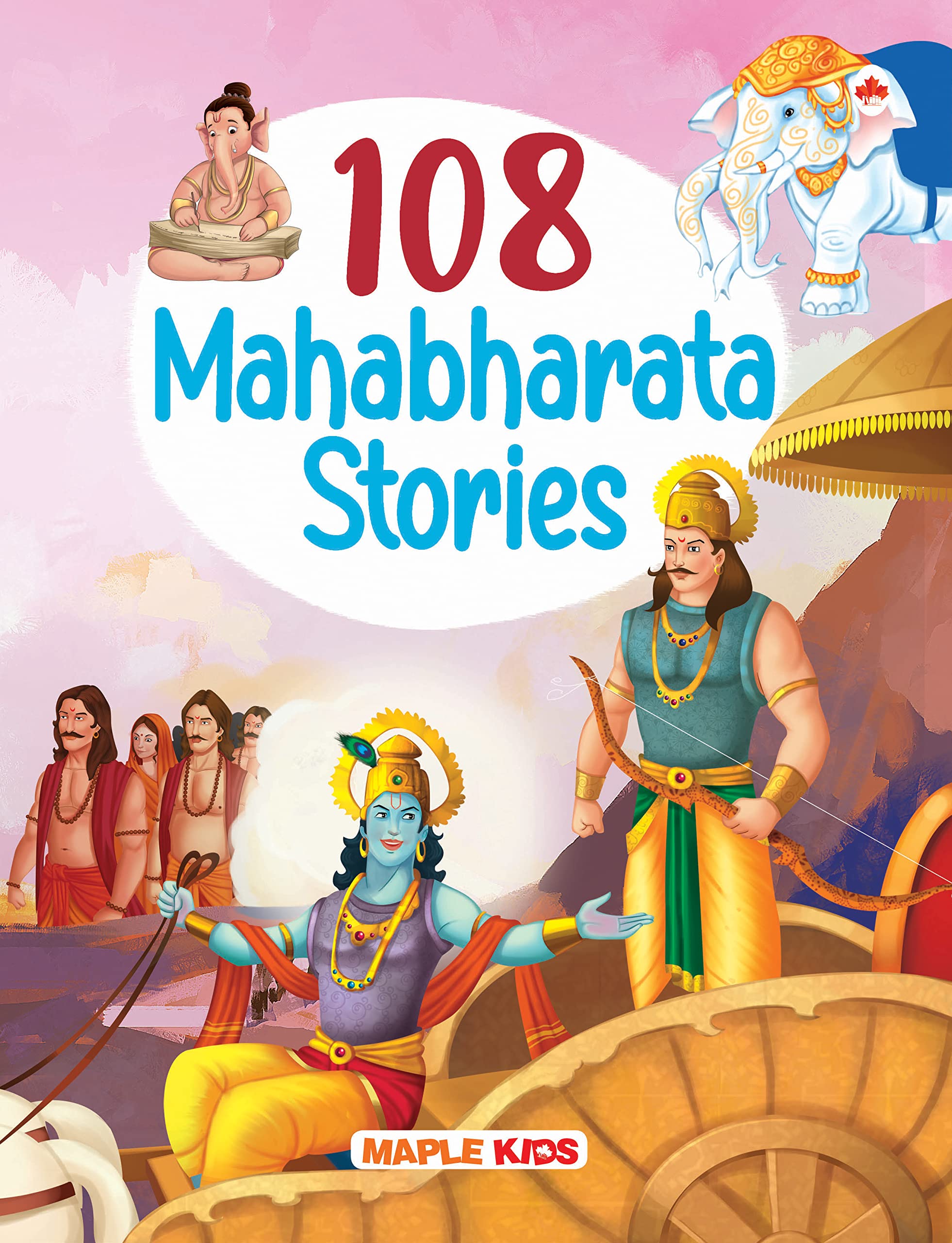 108 Mahabharata Stories for Children (Illustrated)  Story Book for Kids  Epic of India  Bedtime Stories  3 Years to 10 Years