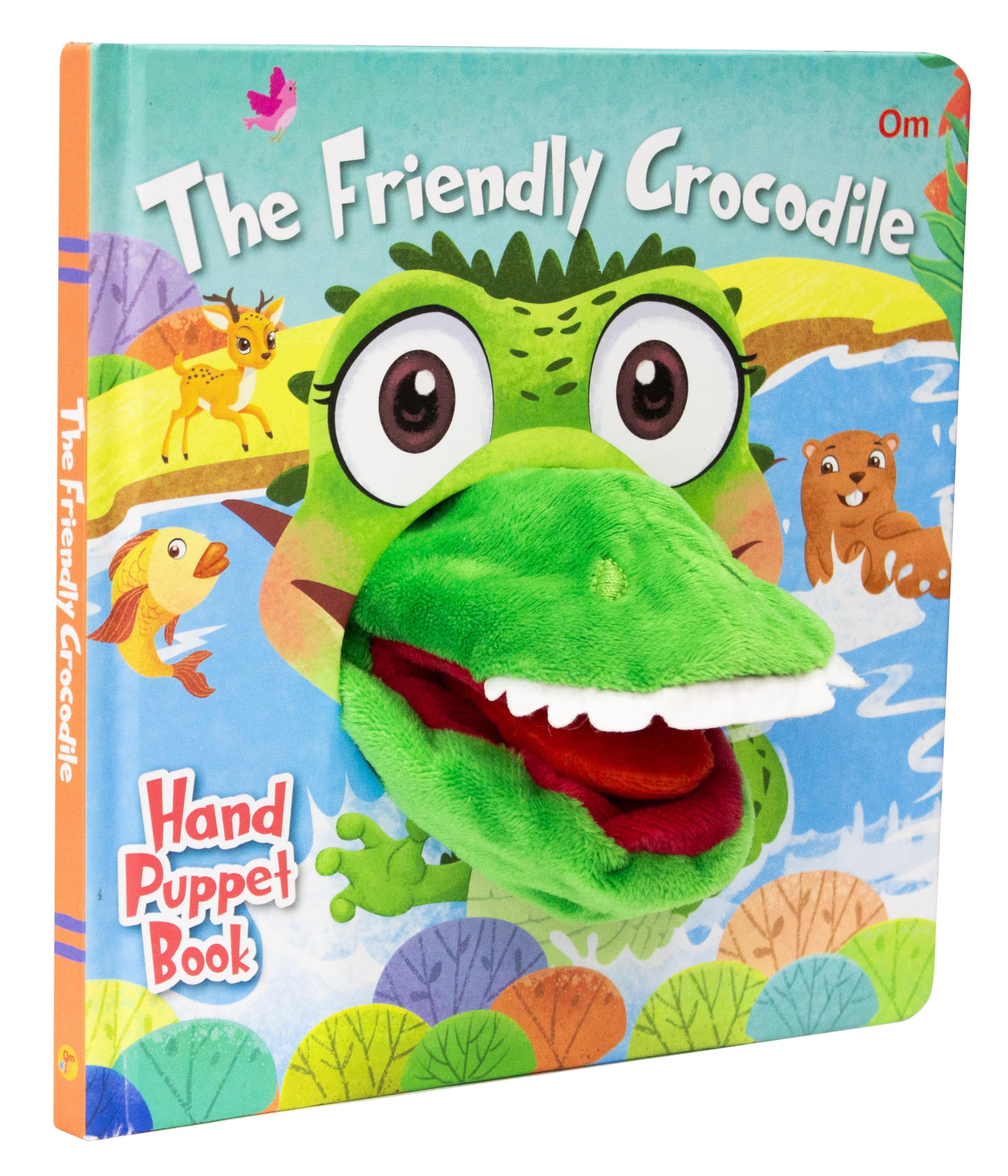 The Friendly Crocodile Hand Puppet Book for Children: Animal Hand Puppet Board Book for Babies | Fun Interactive Crocodile Toy B
