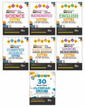 Disha Combo (7 Books) Olympiad Champs Science, Mathematics, English, Computer Science, Logical Reasoning & Social Studies/ GK Cl