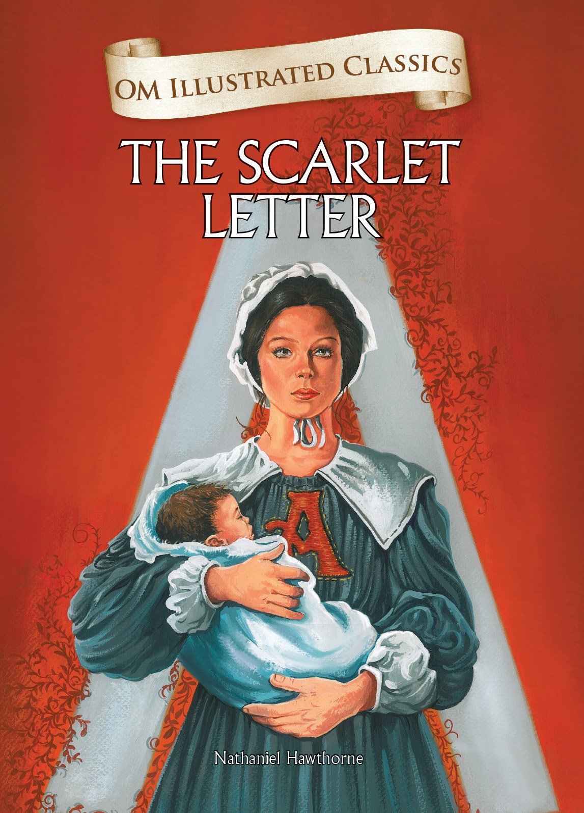 Children Classics  The Scarlet Letter  Illustrated Abridged Classics with Practice Questions (Om Illustrated Classics for Kids