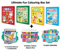 101+ Copy to Colour  Red, Blue, Green & Yellow Edition and more with 10 Wax Crayons, 12 Water Colour Sketch Pens & 12 Colour Pe