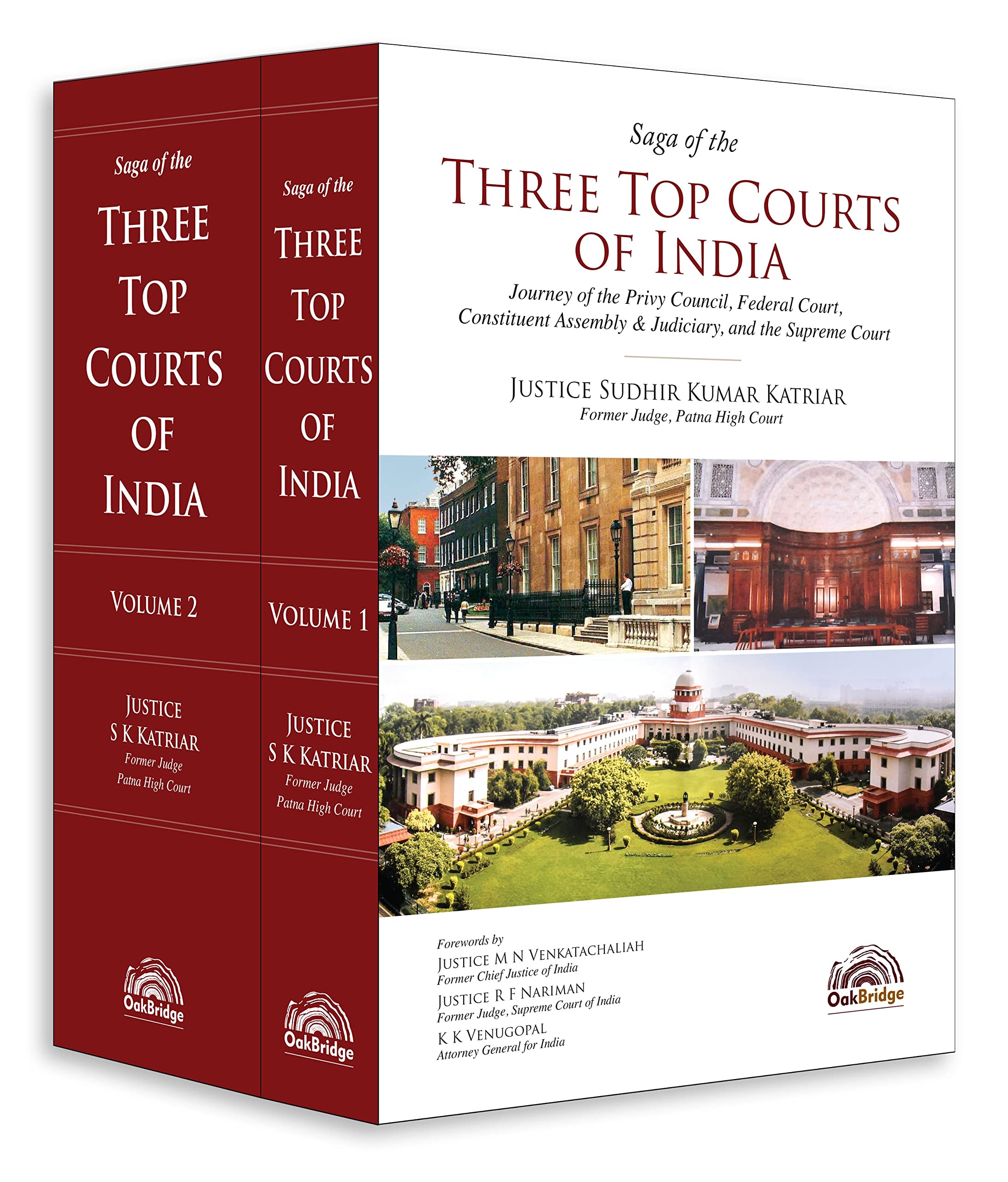 Saga of the Three Top Courts of India (2 Vol. Set)
