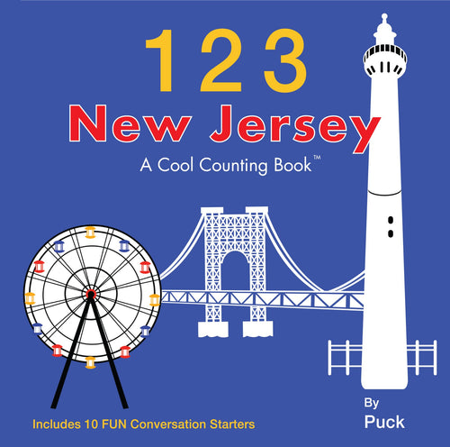 123 New Jersey: A perfect book for summer reading (Cool Counting Books)
