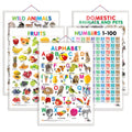 ChildS First Learning Experience Through Charts | Educational Combo Of 5 Charts (V2) [Hardcover] Sawan
