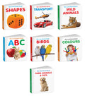 My Cute Board Book ABC, Transport, Colours, Birds, Wild Animals, Farm Animals & Pets and Shapes : Baby Board Books, Picture Book