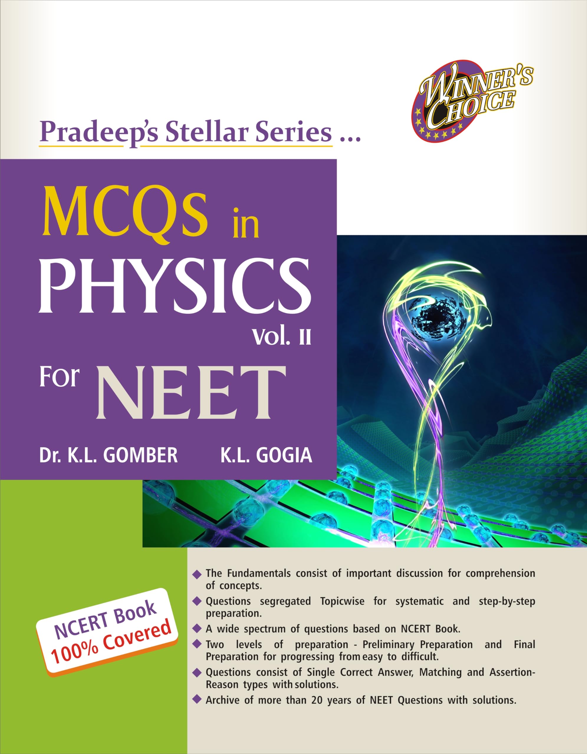 Pradeeps Stellar Series MCQs in Physics for NEET: Vol. 2, 2024