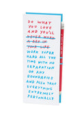 Work/Life Balance List Ledger: (Funny List Notepad for Work and Life SelfCare, Lined Notepads to Help Find Stability in Your Li