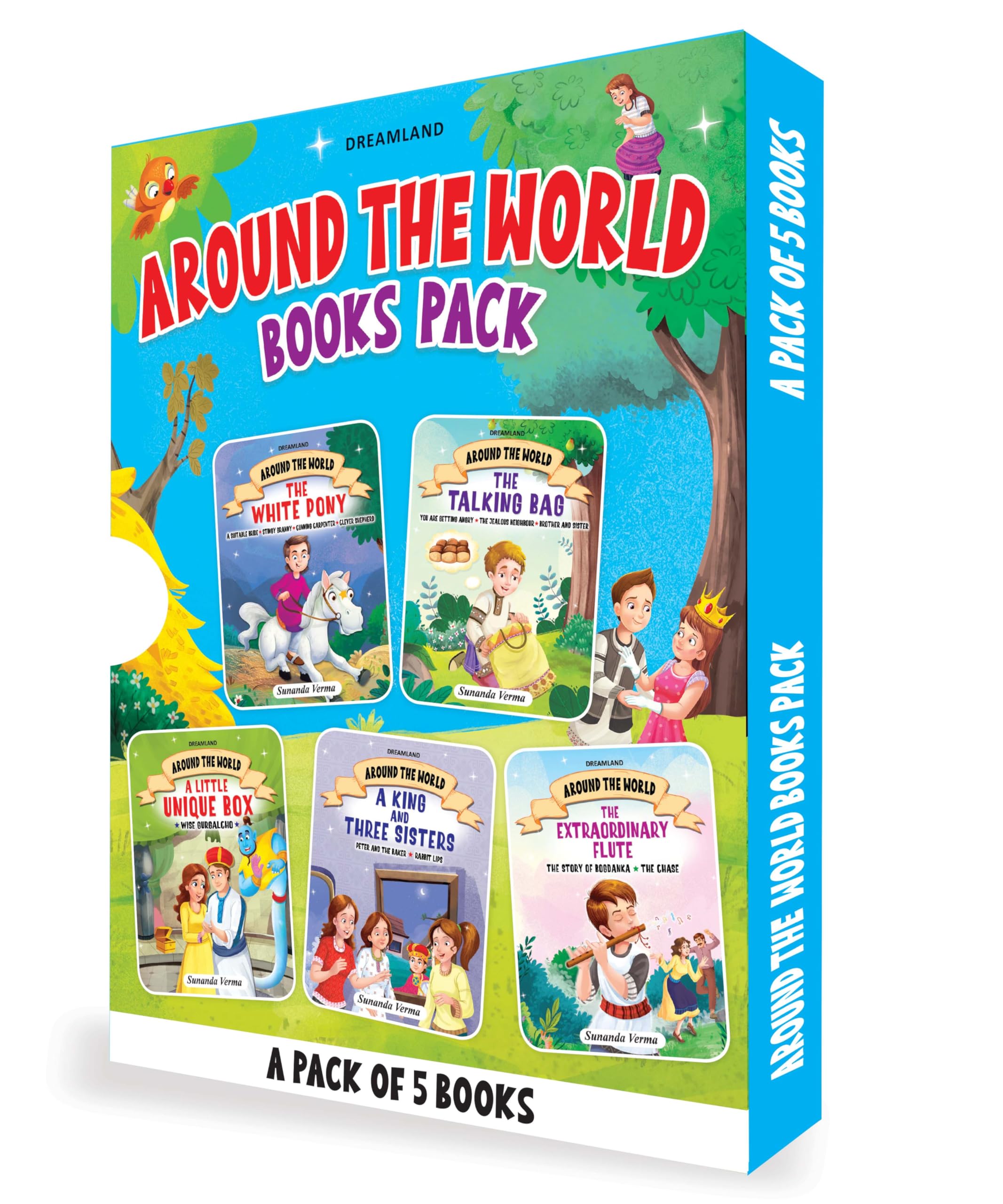 Around The World Stories Gift Pack For Children Age 47 Years | Bilingual Hindi & English Collection | Explore Diverse Cultures,