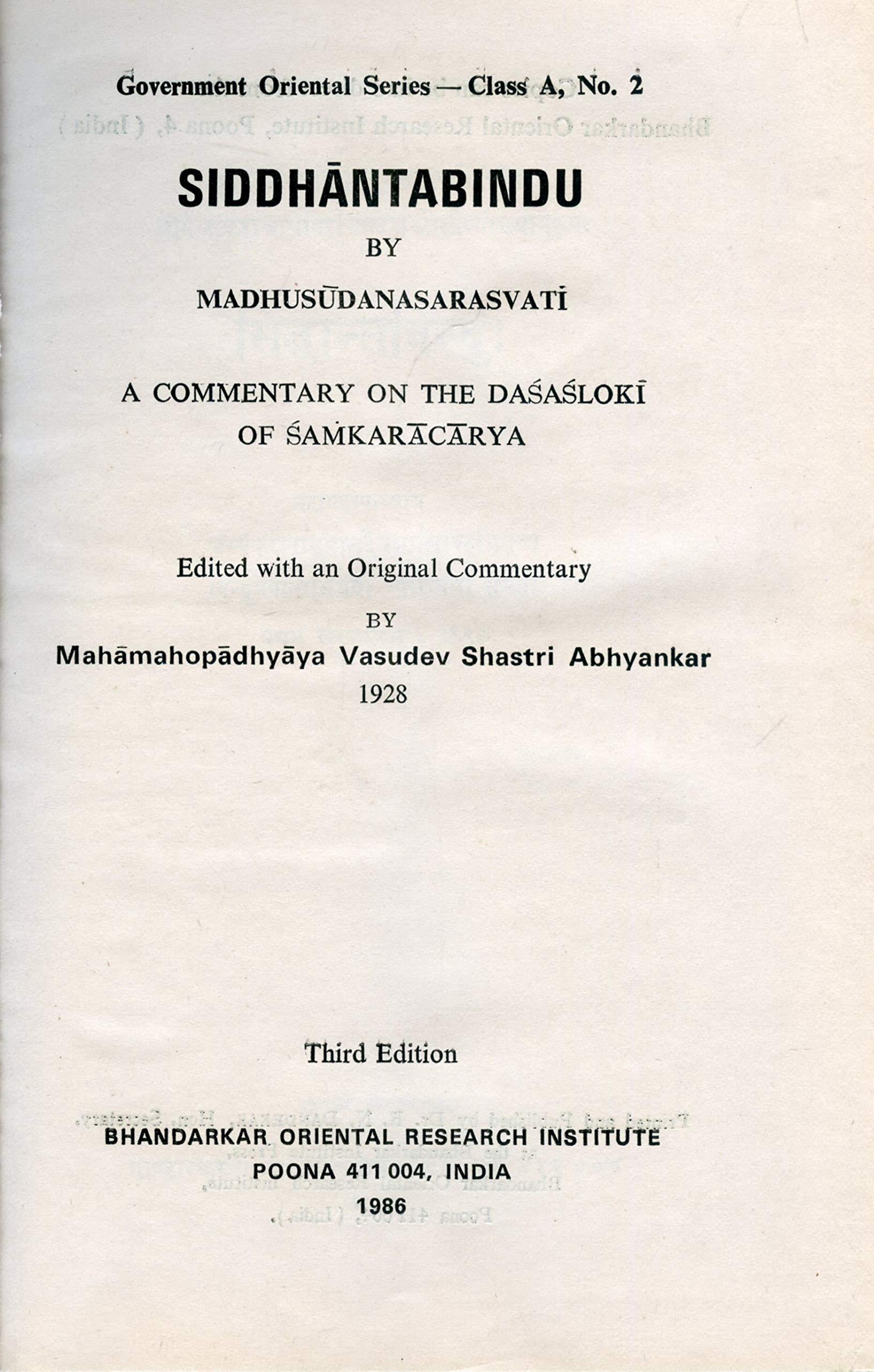 Siddhantabindu
