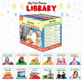 Toddlers learning library box set (Blue Edition) : Learning board book for kids, My First Picture Library Box, Library Boxset of