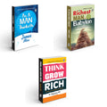 Think & Grow Rich, The Richest Man In Babylon and As A Man Thinketh (Paperback) : Motivational books for wealth, Classic Englis