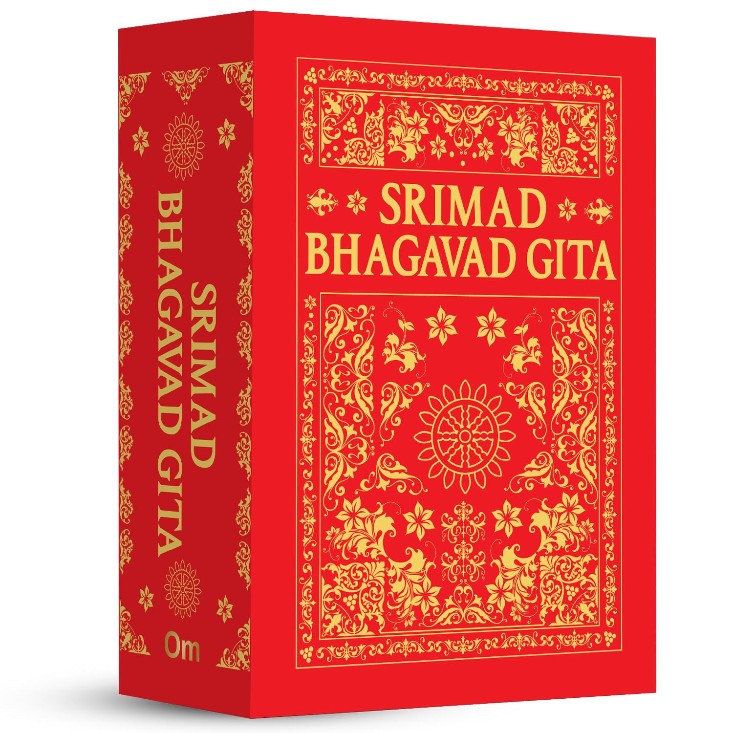 Srimad Bhagavad Gita (Deluxe Hardbound English Edition With Silk Fabric),Spiritual Guide To SelfRealization,Gift Book,Hindu Scr