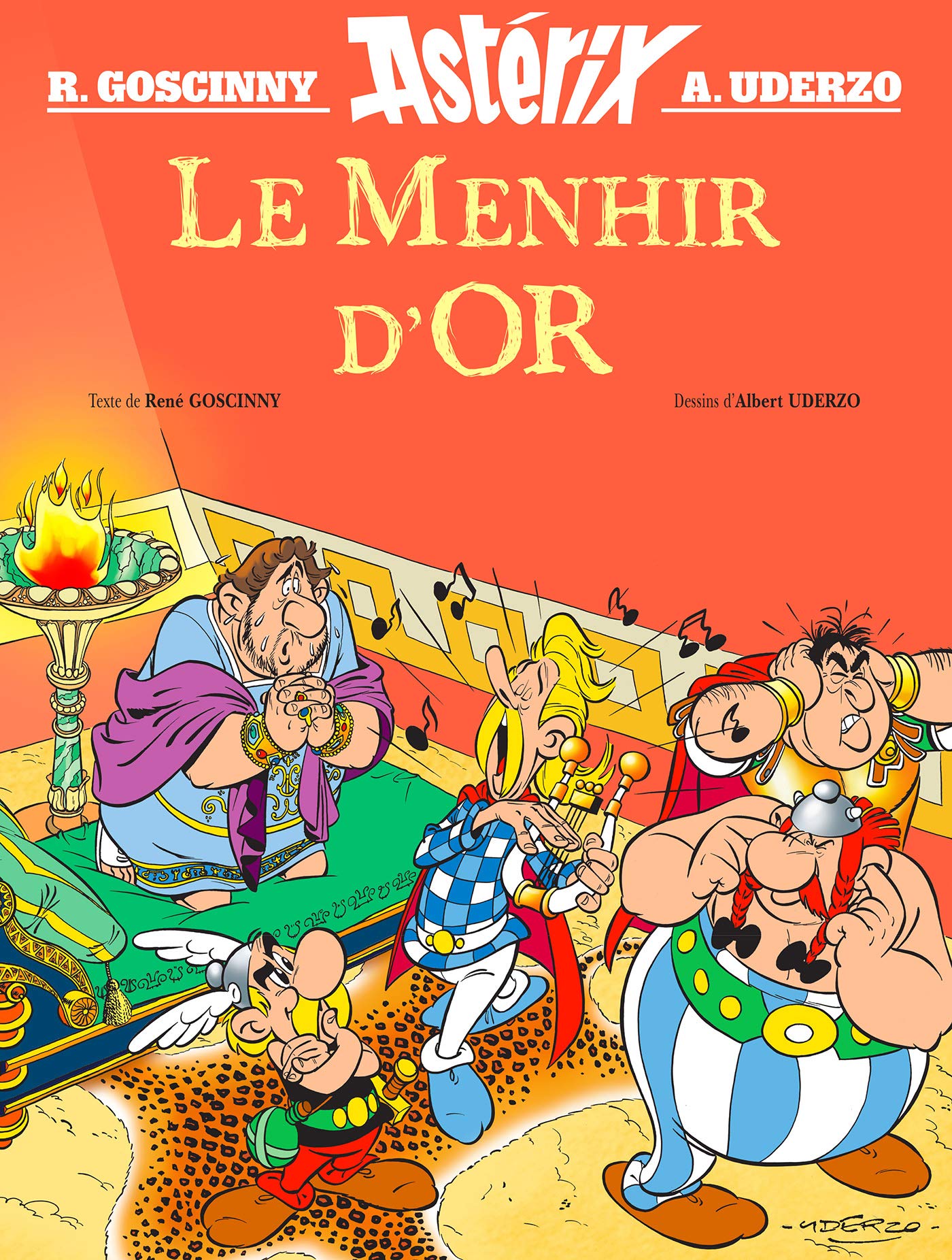 Asterix Horsserie Le Menhir Dor (Asterix In French)