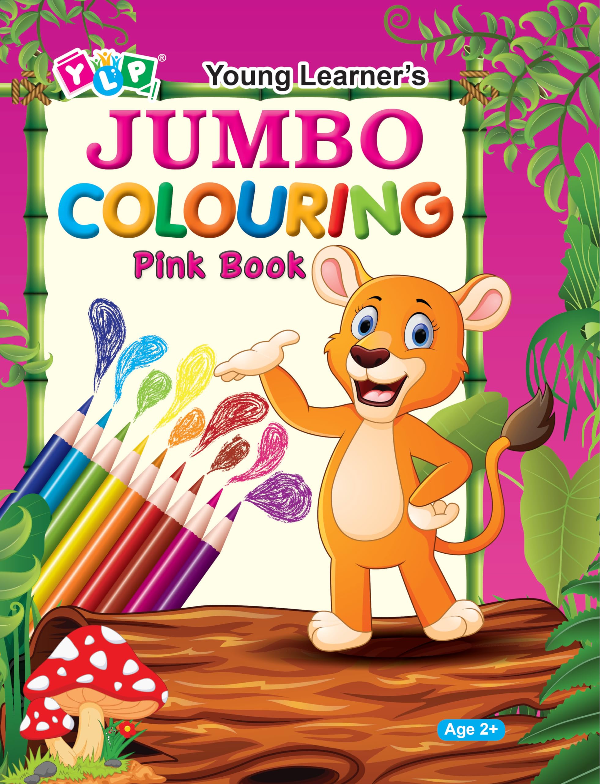 Jumbo Colouring Pink Book