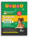 Old Edition  Disha Olympiad Champs Cyber(Computer) Class 3 With ChapterWise Previous 12 Year (2013  2024) Questions 4Th Editi