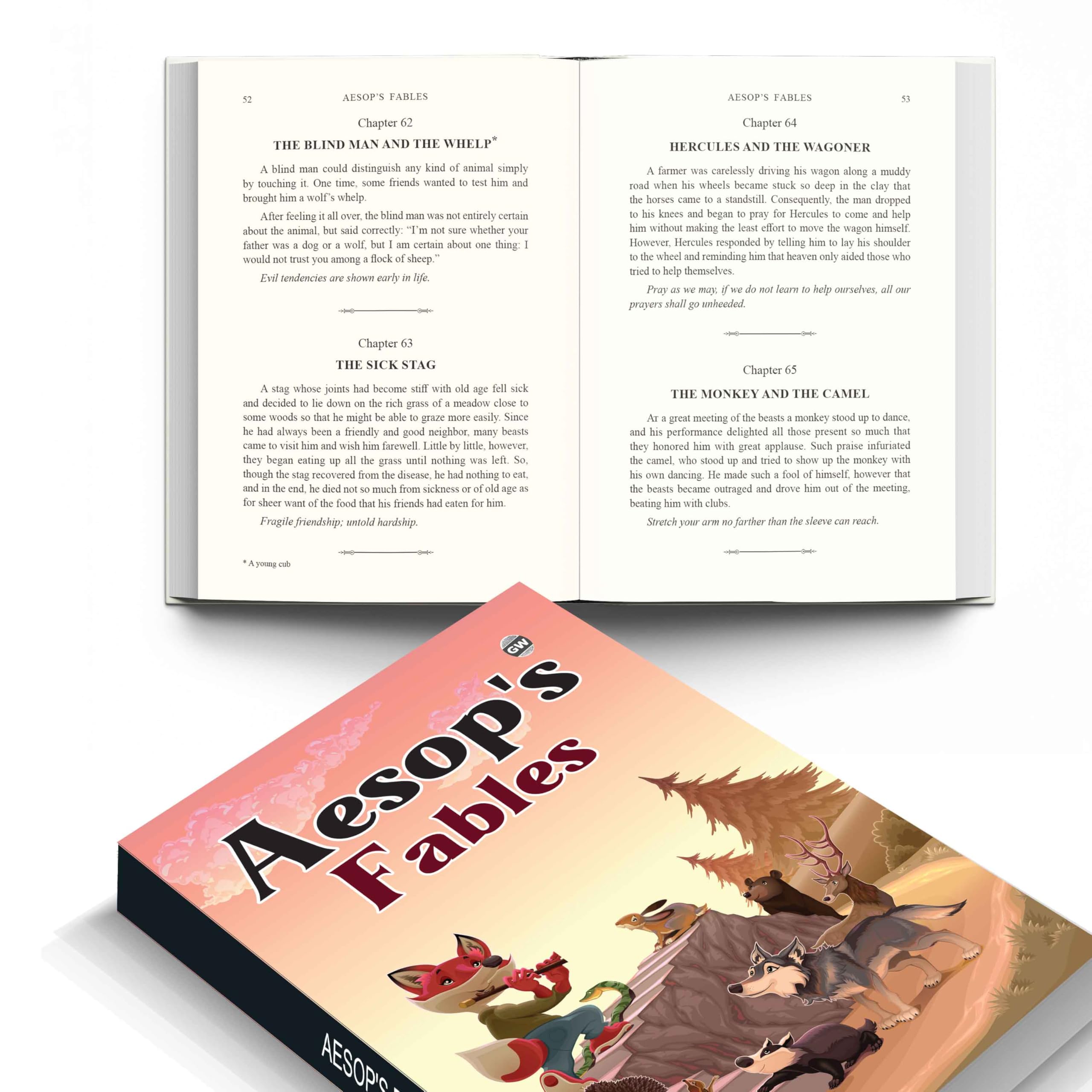 Aesops Fables (Paperback) : Timeless Story Collection, Famous Moral Literature, Classic Fables of Wisdom and Virtue, Iconic Chil