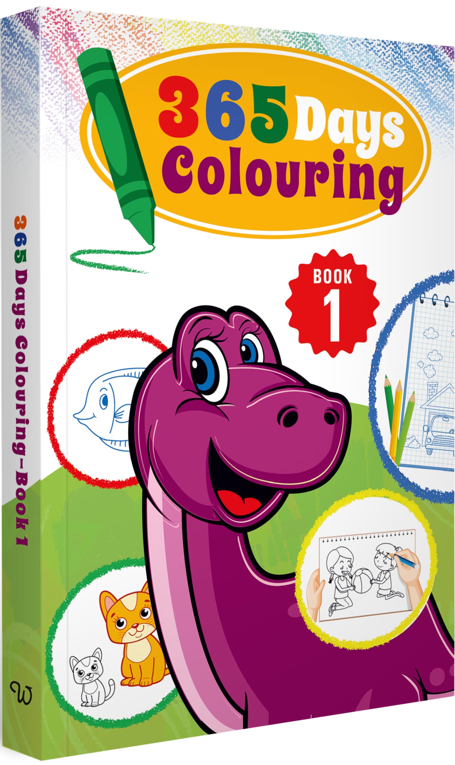 365 Days Colouring  Book 1