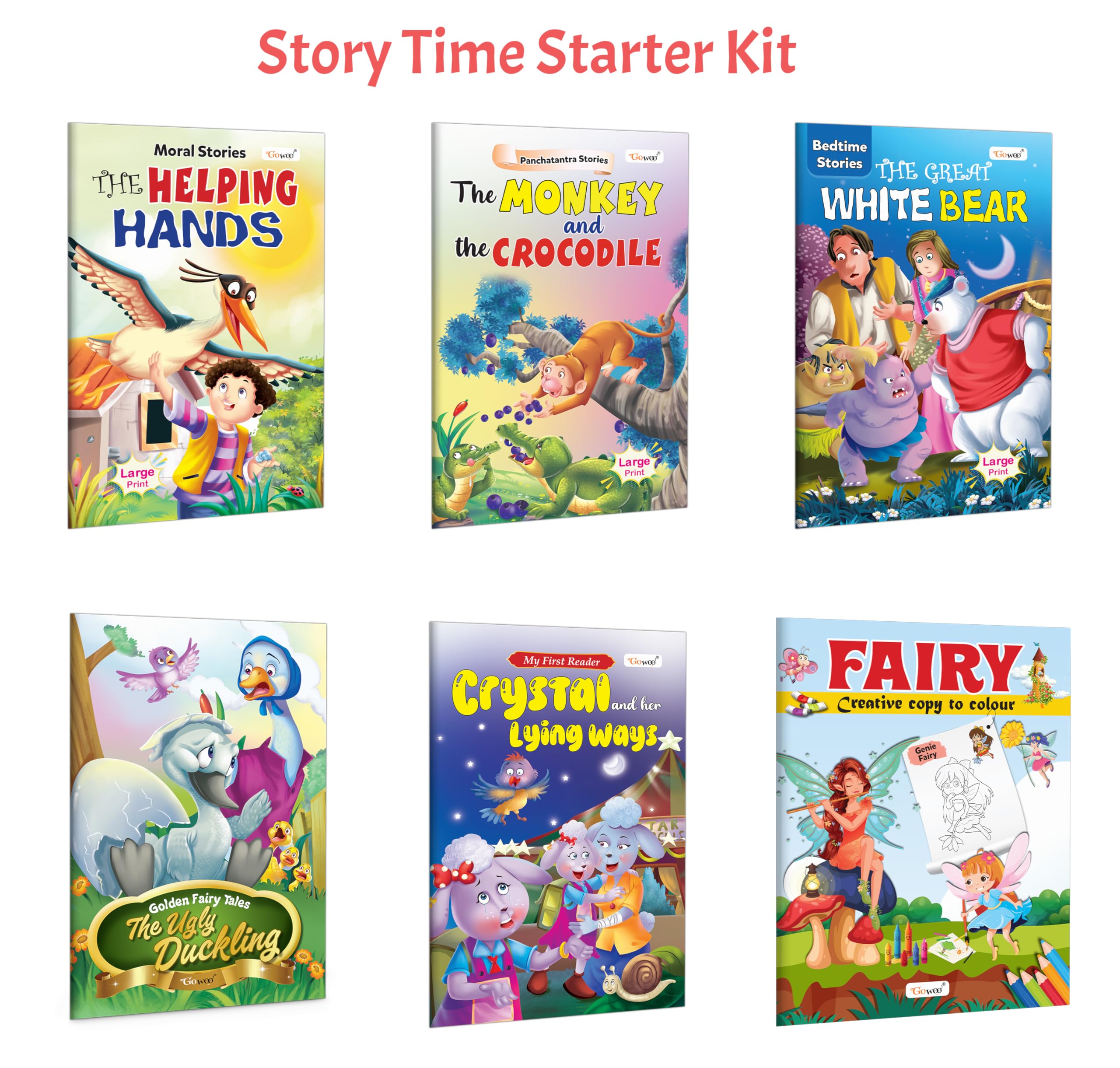 The Helping Hands, The Ugly Duckling  Golden Fairy Tales and more : Classic fables, amazing animal stories, fairy tale reading