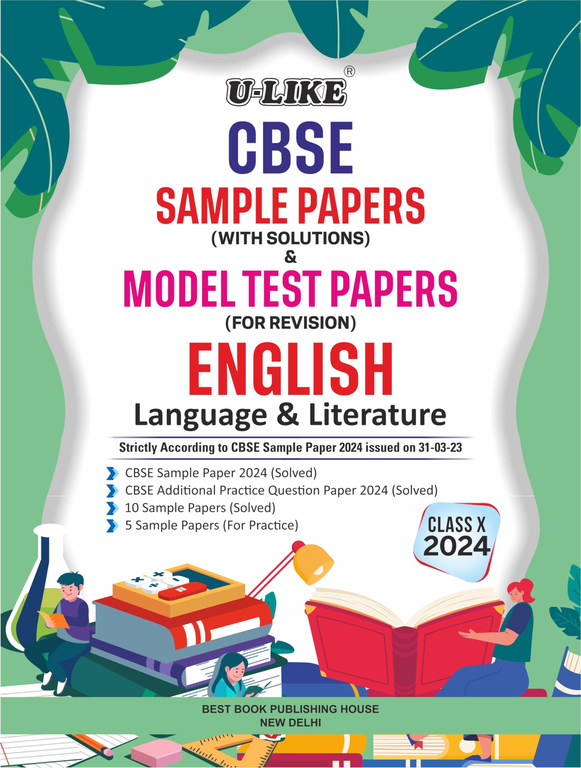 ULIKE Class 10 English Langugae & Literature CBSE Sample Papers & Model Test Papers For Examination 2024
