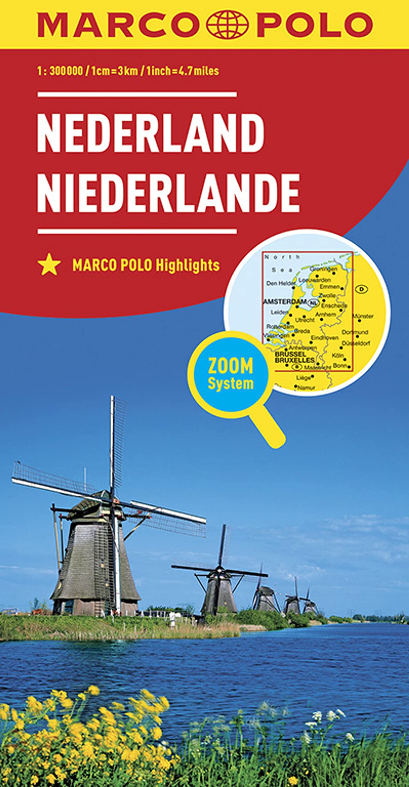 Netherlands Marco Polo Map Marco Polo (Marco Polo Maps)