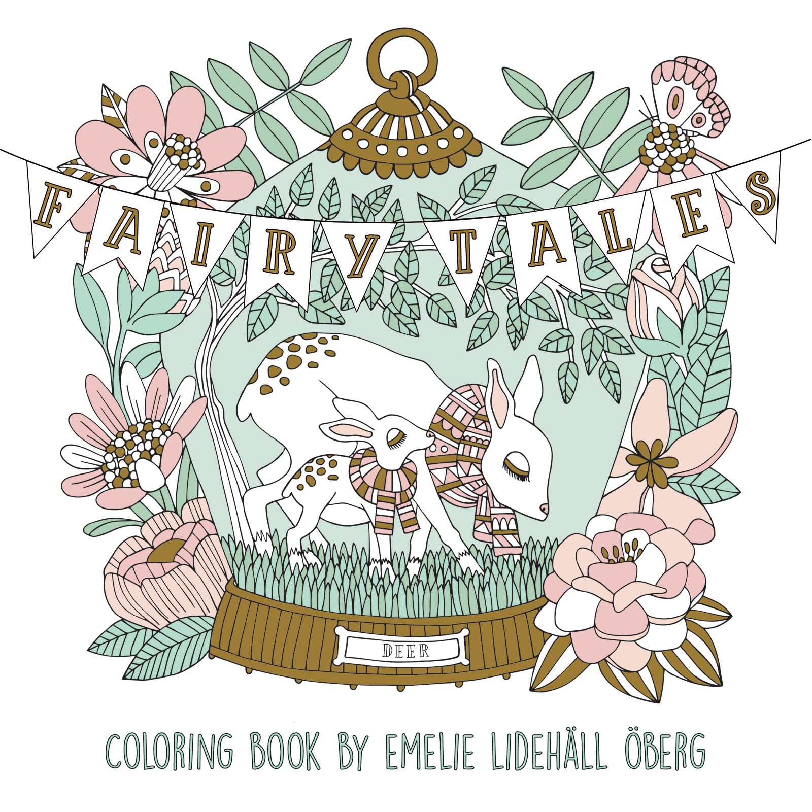 Fairy Tales Coloring Book: Published in Sweden as Sagolikt