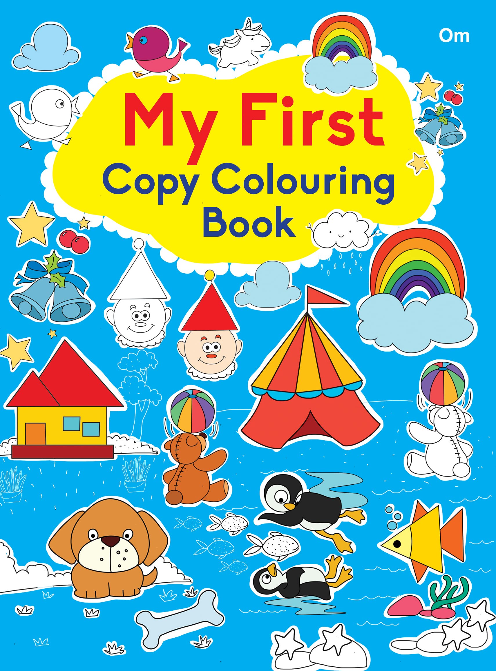 Colouring book : Copy Colouring Book My First Copy Colouring Book (Colouring book for kids)