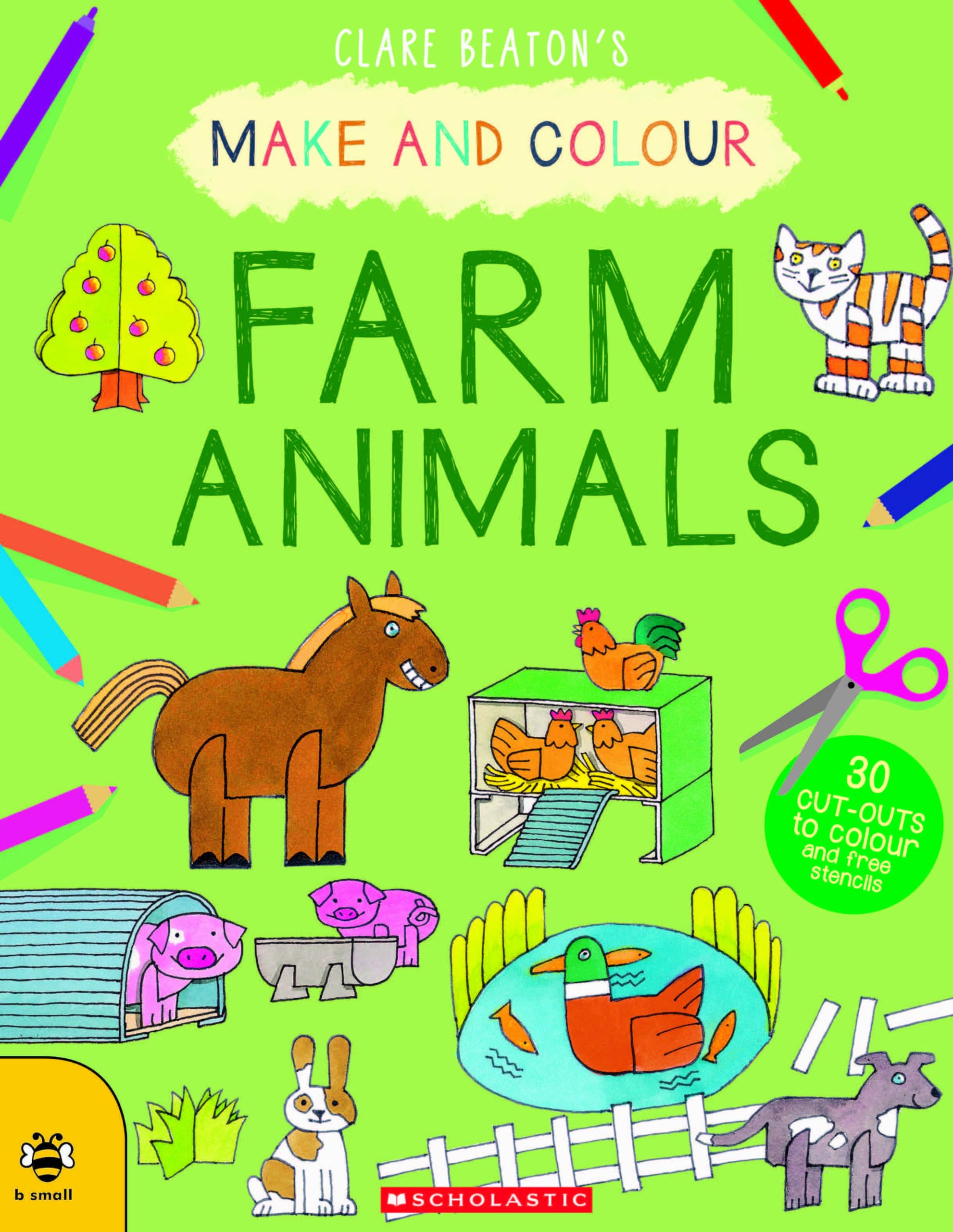 Make And Colour  Farm Animals