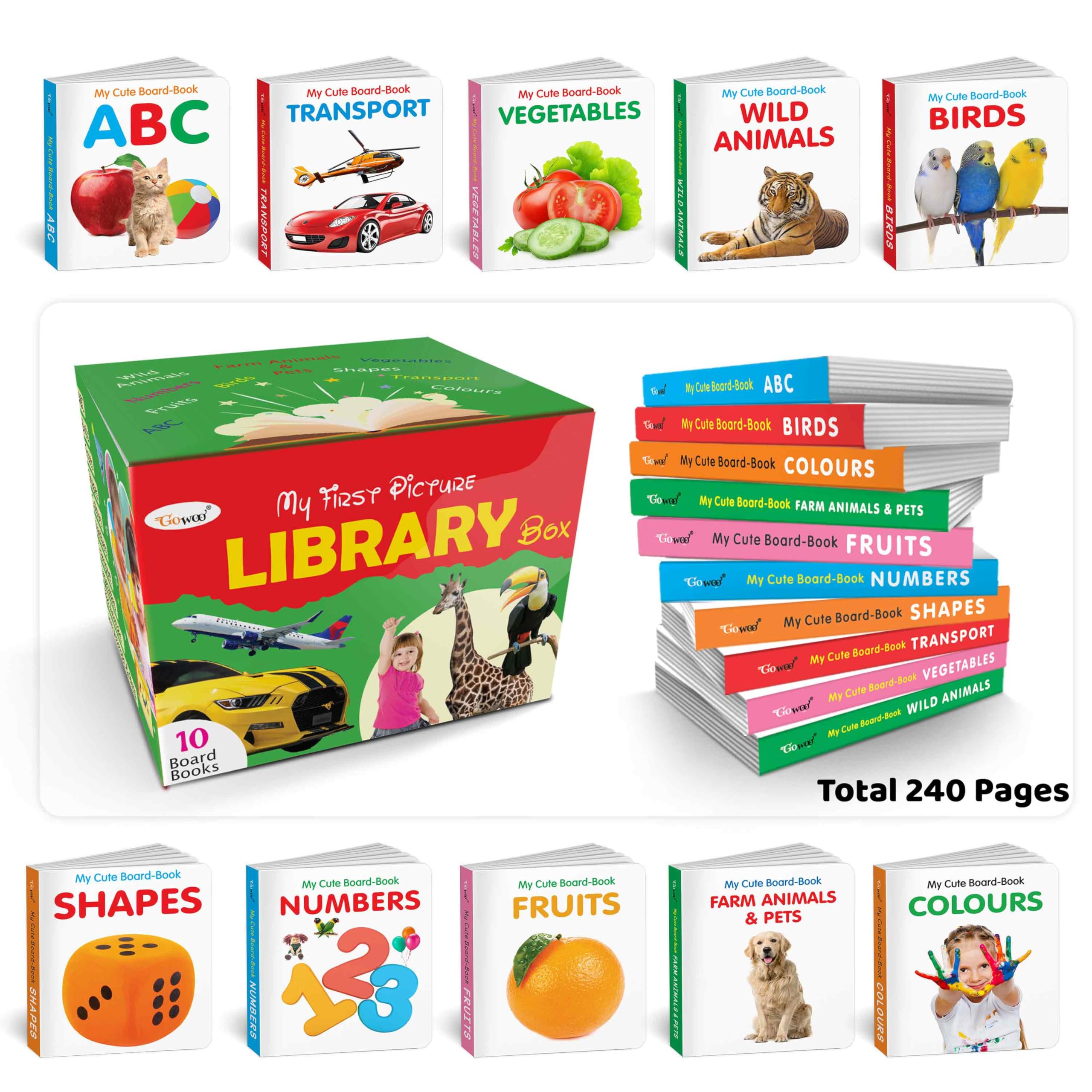 Childrens educational book collection (Green Edition) : toddlers Of 10 Books