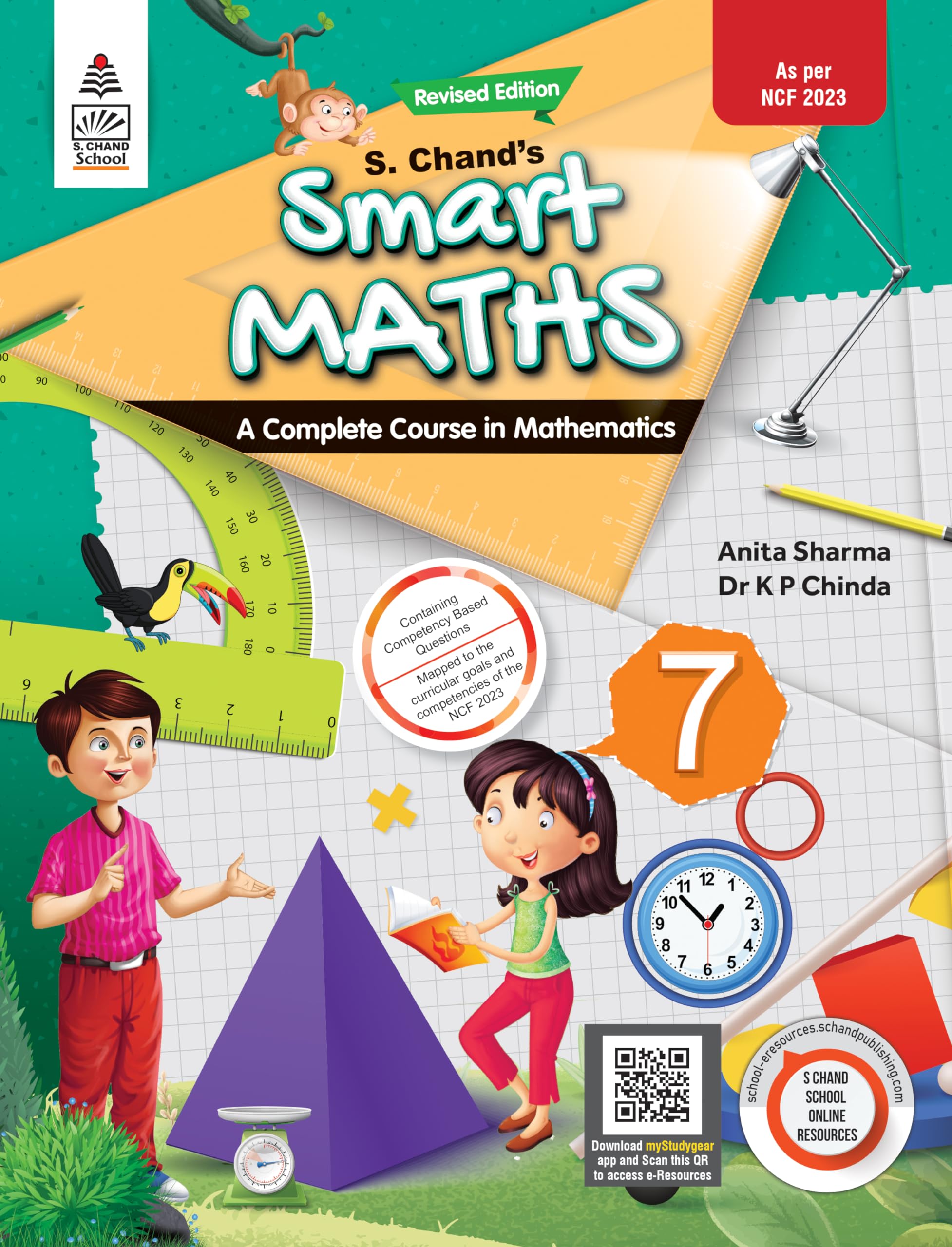 S. Chands Smart Maths Class 7  by Anita Sharma, Dr. K P Chinda (202526 Examination)