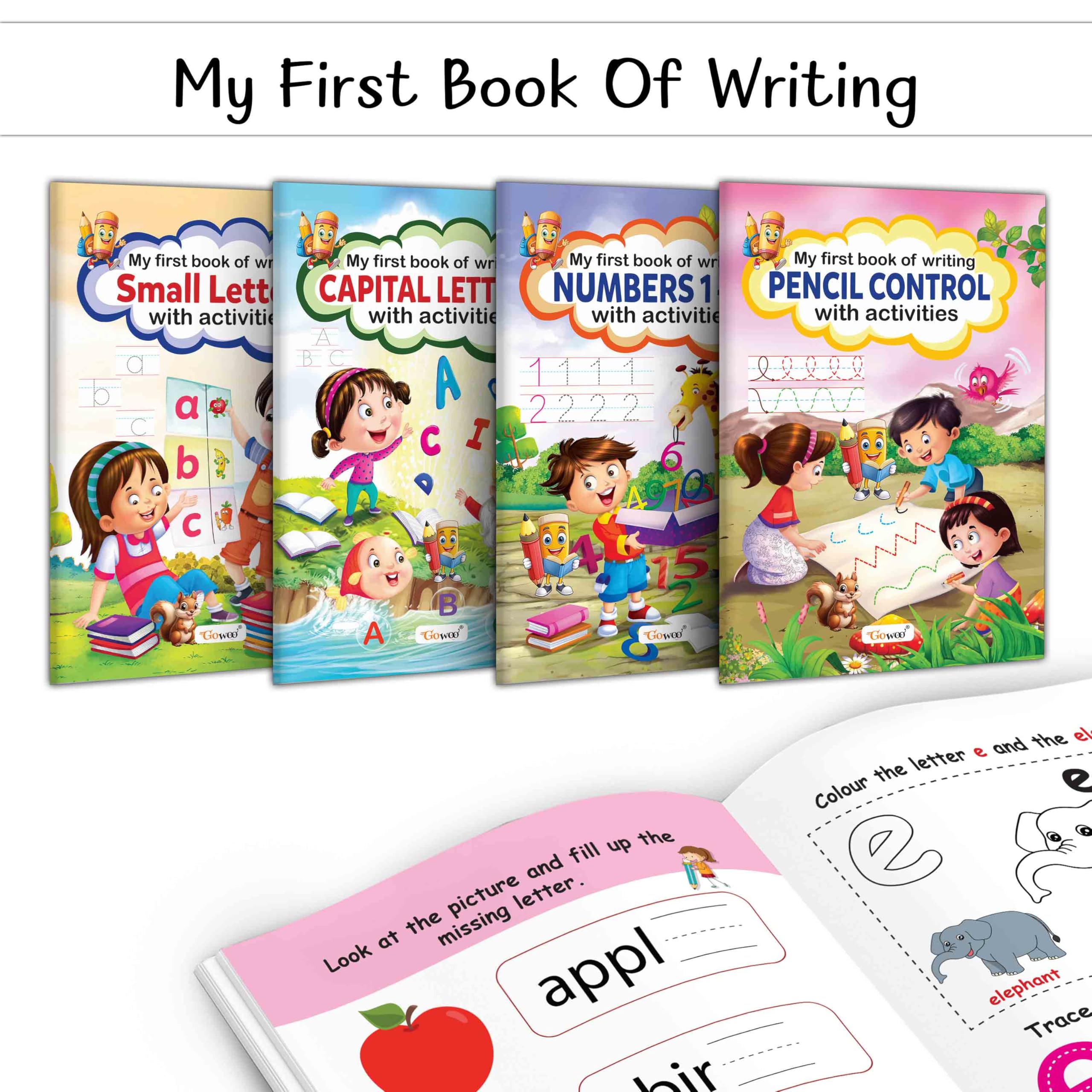 Creative Writing Workbook for Young Learners : Handwriting workbook, Learning to write for kids, Pencil control workbook | Combo