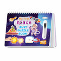 My First Space Busy Puzzle Book: Fun Activities for Kids, Montessoristyle Book with Hook and Loop, Spiralbound book, Sticker F