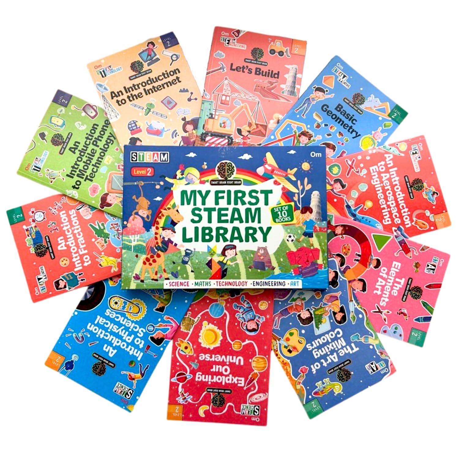 My First Steam Library Level 2 Box Set  Set of 10 Educational Books for Kids Ages 410  Science, Technology, Engineering, Art,
