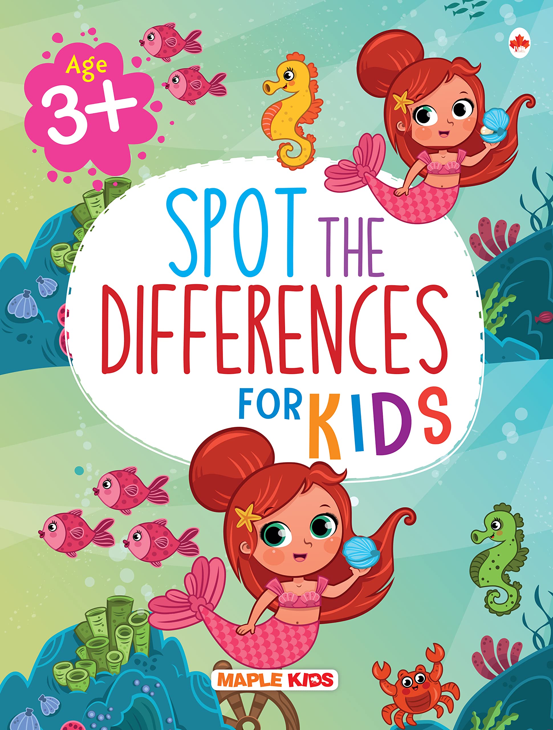 Brain Activity Book for Kids  Spot Differences  Brain Boosting Activity Book  Early Learning  Activity Book for Children  3