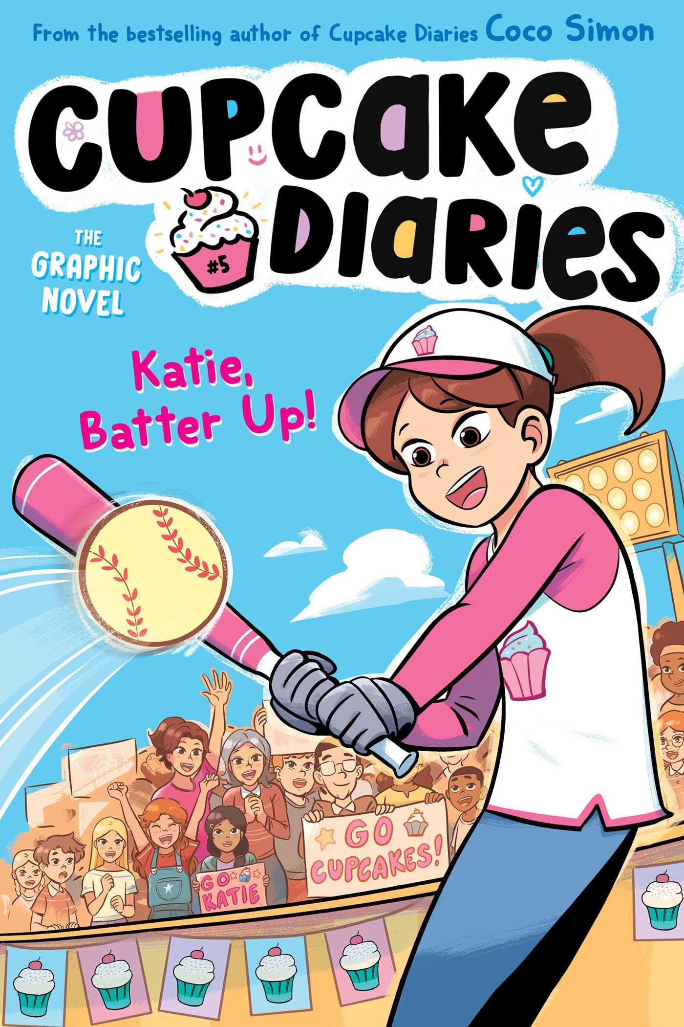 Katie, Batter Up! The Graphic Novel (5) (Cupcake Diaries: The Graphic Novel)