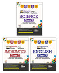 Disha Combo (3 Books) Olympiad Champs Science, Mathematics, English Class 7 With Past Questions With ChapterWise Previous 12 Ye