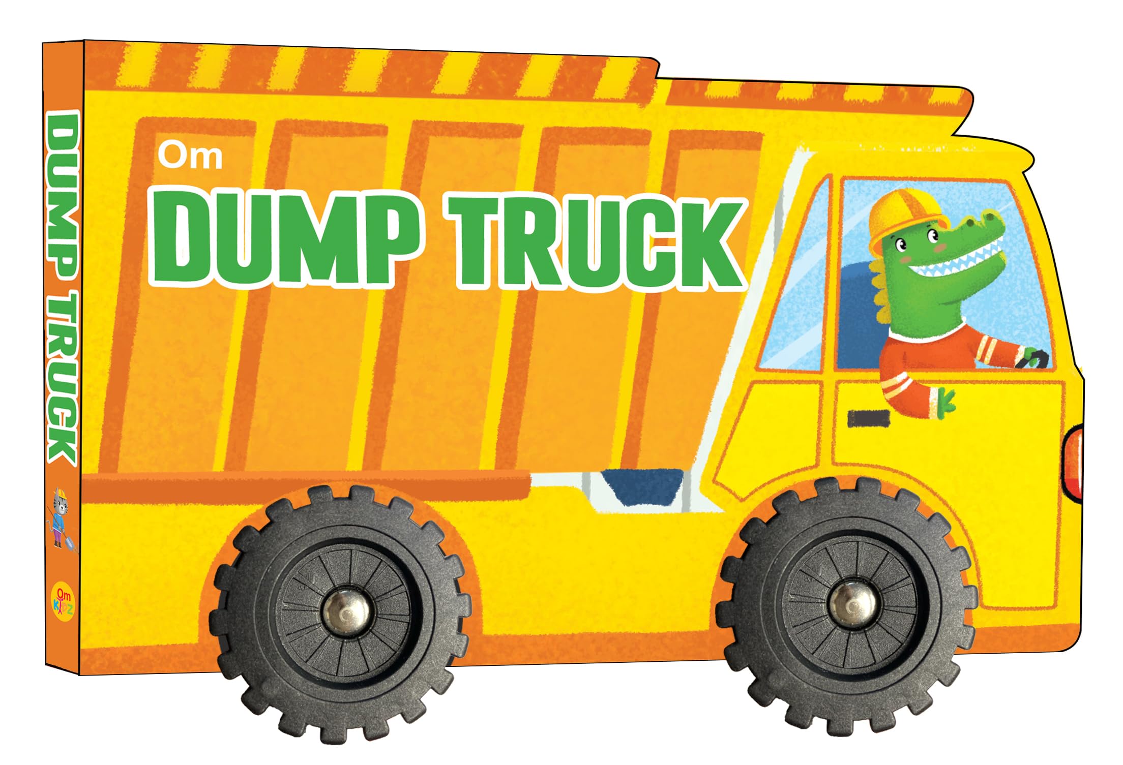 Cutout Board Book : Dump Truck  Small Wheel for Childrens Activity | Picture | Cute Rhymes | Wonderful Gift for Kids; 1+ Ages