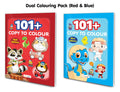 101+ Copy to Colour  Red & Blue Edition : Fun and Creative Colouring Books for Preschool Kids, Creative Art Exploration for Pr