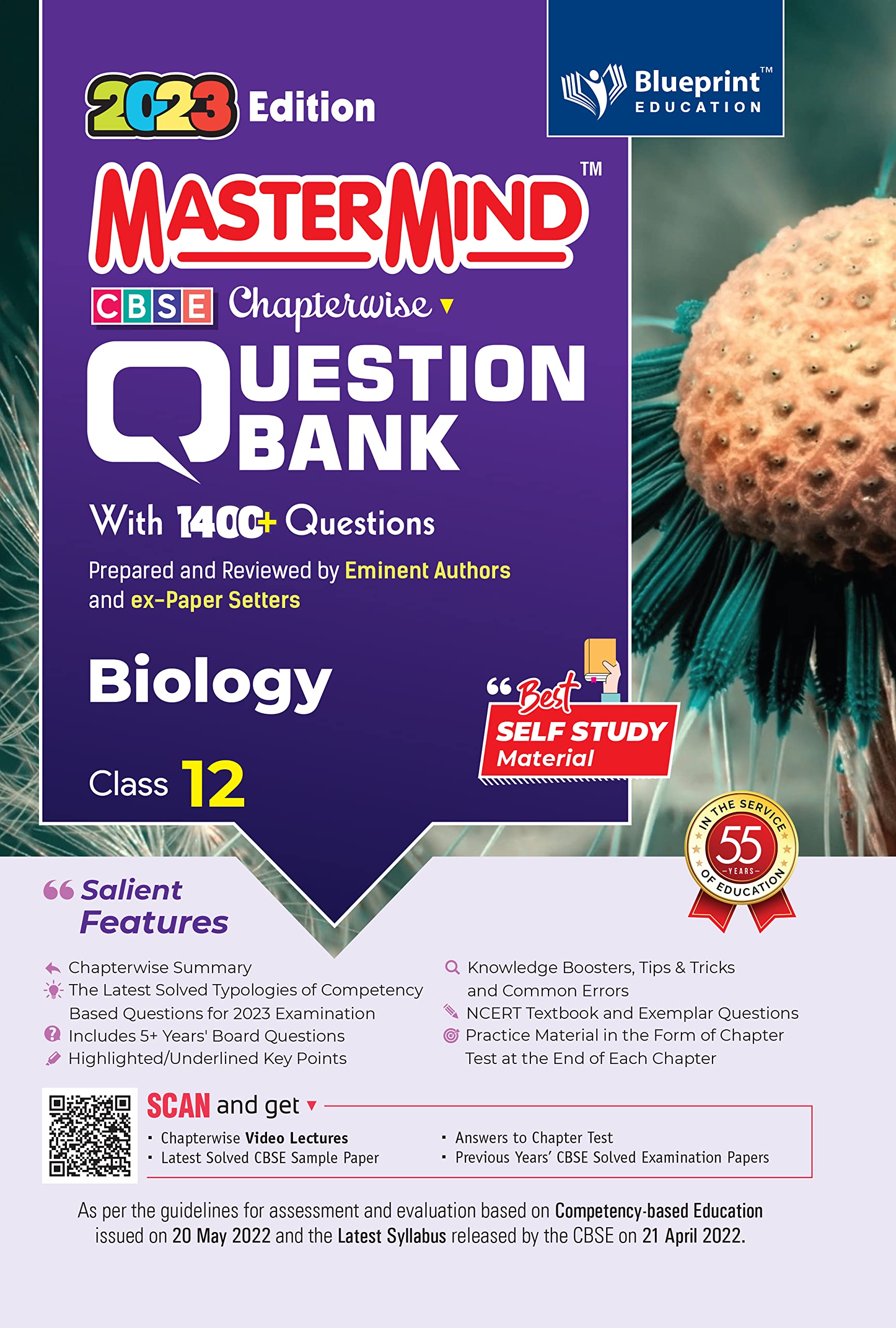 Master Mind Biology Cbse Class 12 Question Bank. 1400+ Questions Based On Latest Pattern For 2023 Examination. A Panel Of Expert