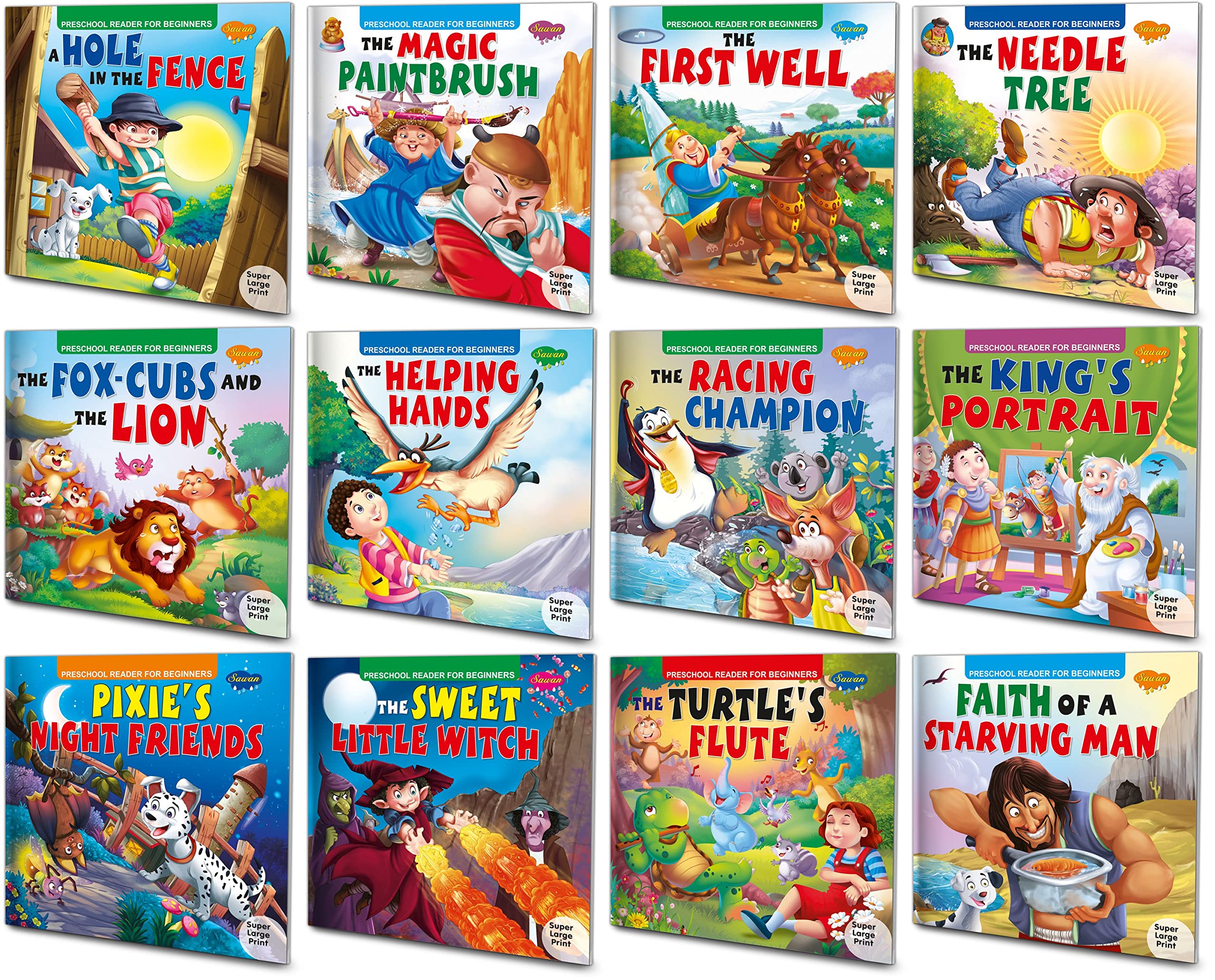 Return Gift For Kids Birthday Party | Pack Of 12 Pre School Reader Story Books